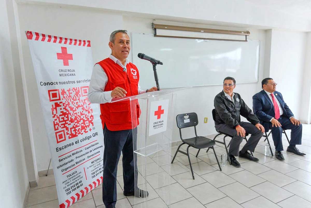 El Poder Judicial en la Cruz Roja Toluca.