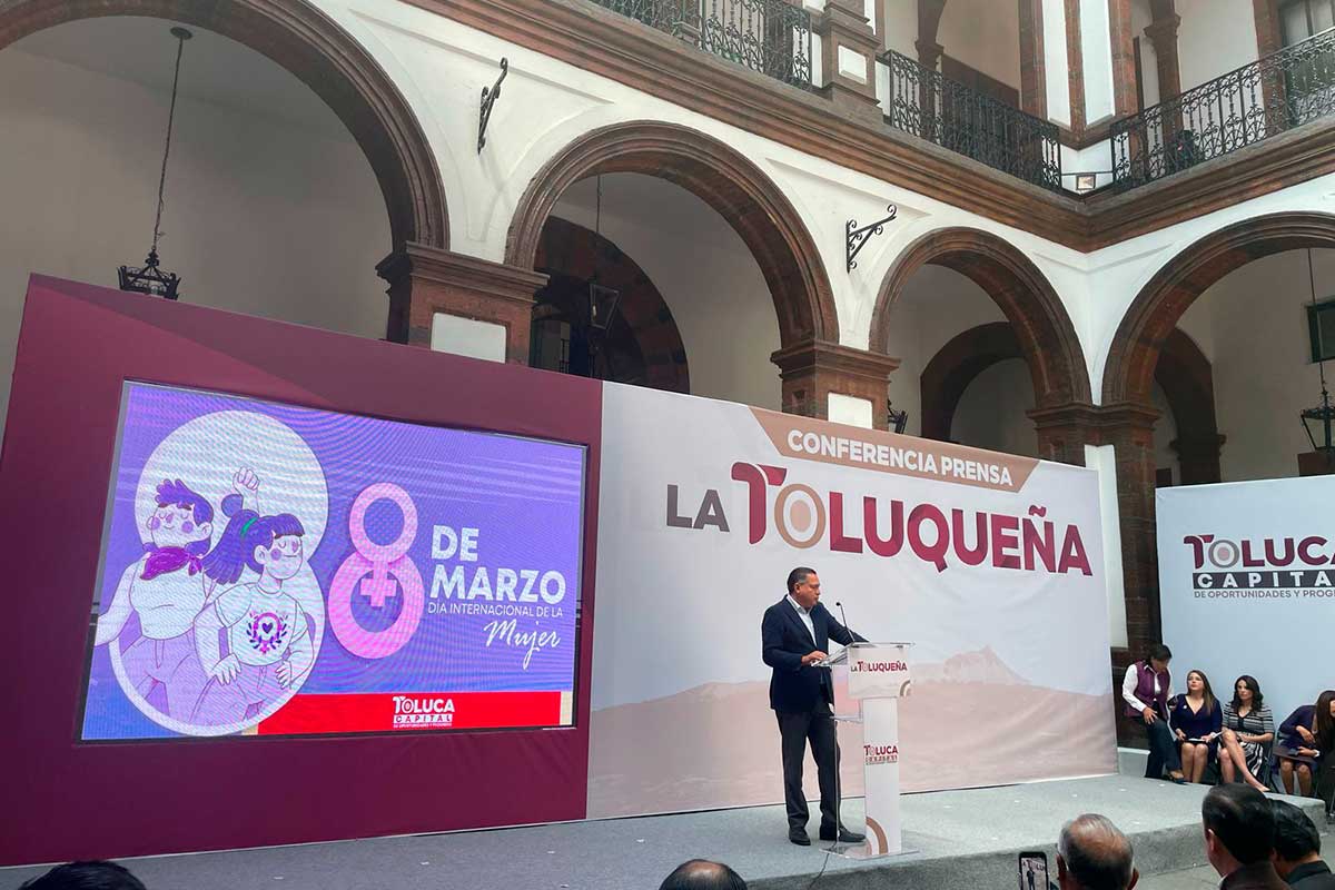 Toluca se prepara para la marcha del 8M.