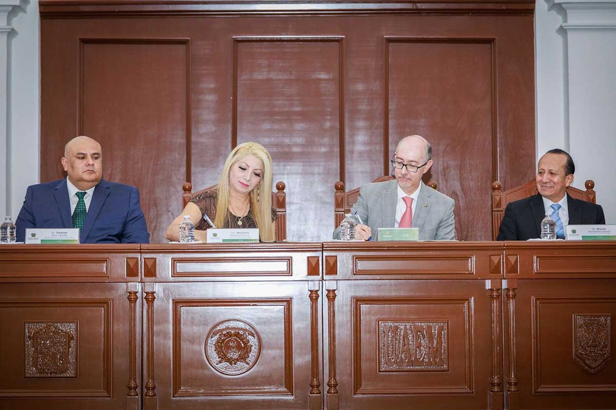 UAEMéx y Secretaría de Salud firman convenio para atender la Voluntad Anticipada en pacientes y médicos del sector salud.