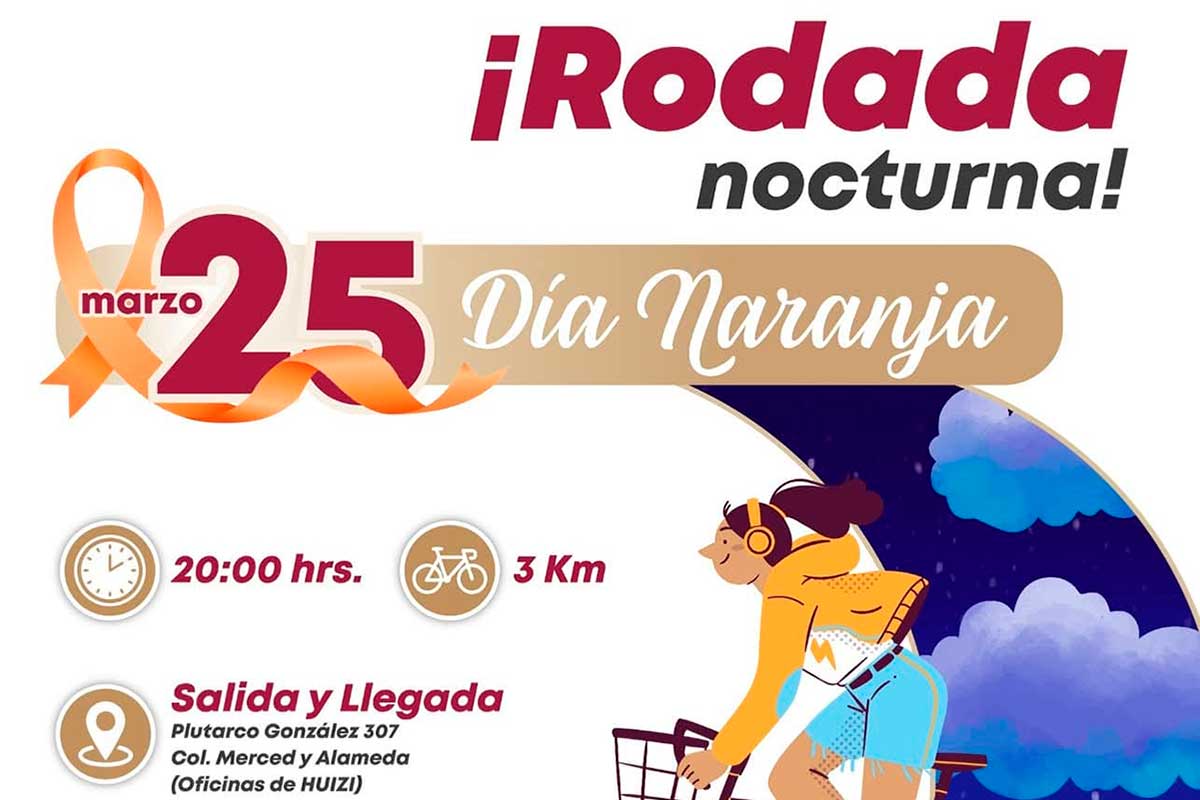 Únete a la Rodada Nocturna Día Naranja en Toluca: Por Mujeres Seguras y Empoderadas
