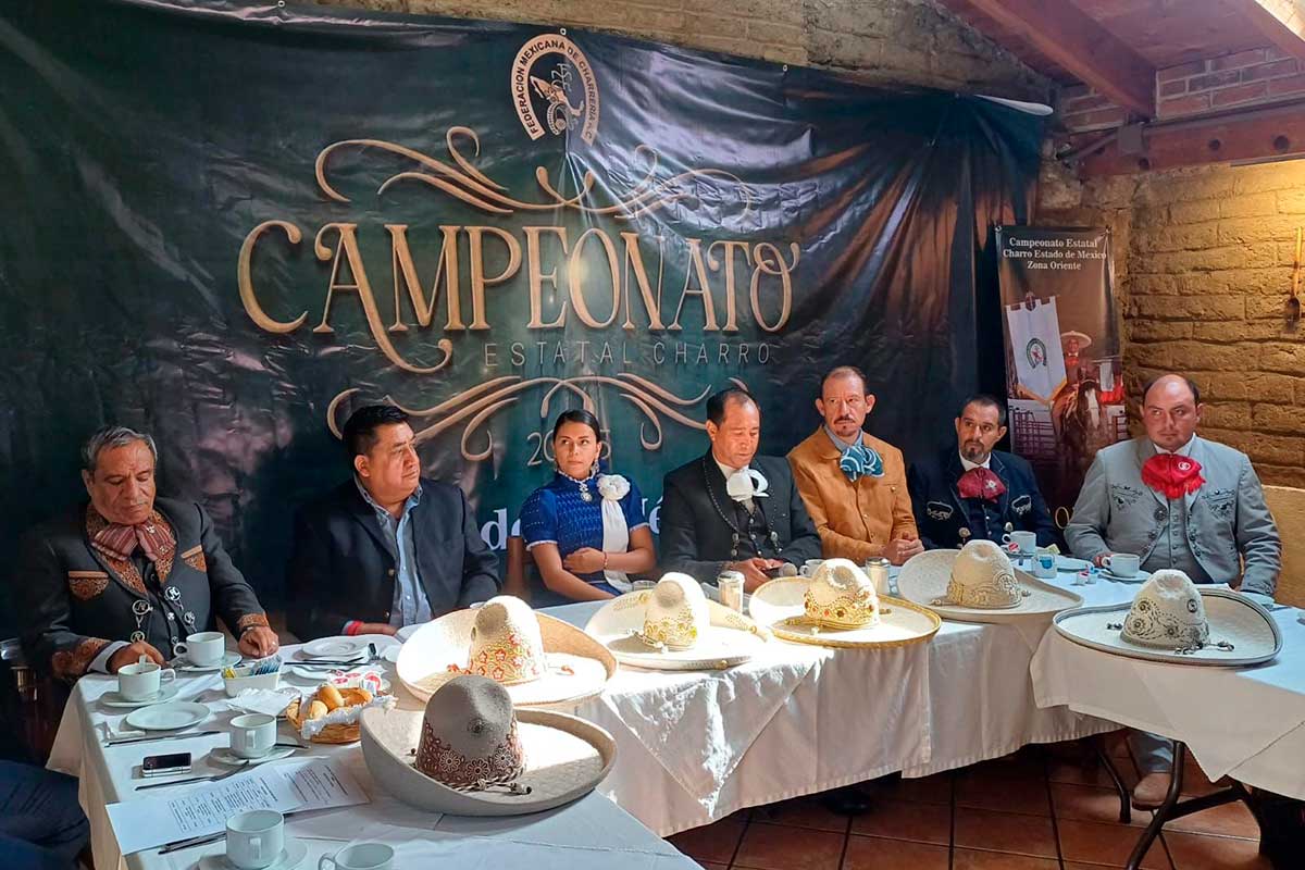 Invitan al Campeonato Estatal Mexiquense de Charrería 2025.