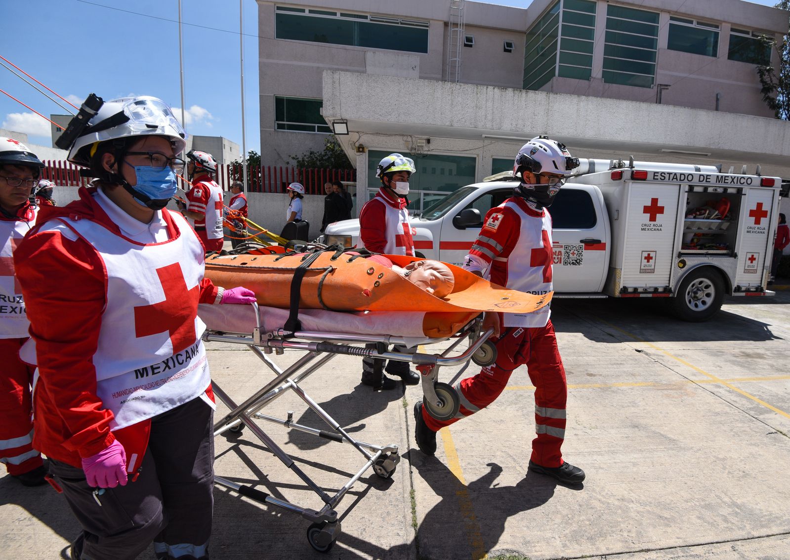 Participará Cruz Roja Mexicana en el Estado de México en Simulacro Nacional de Sismo