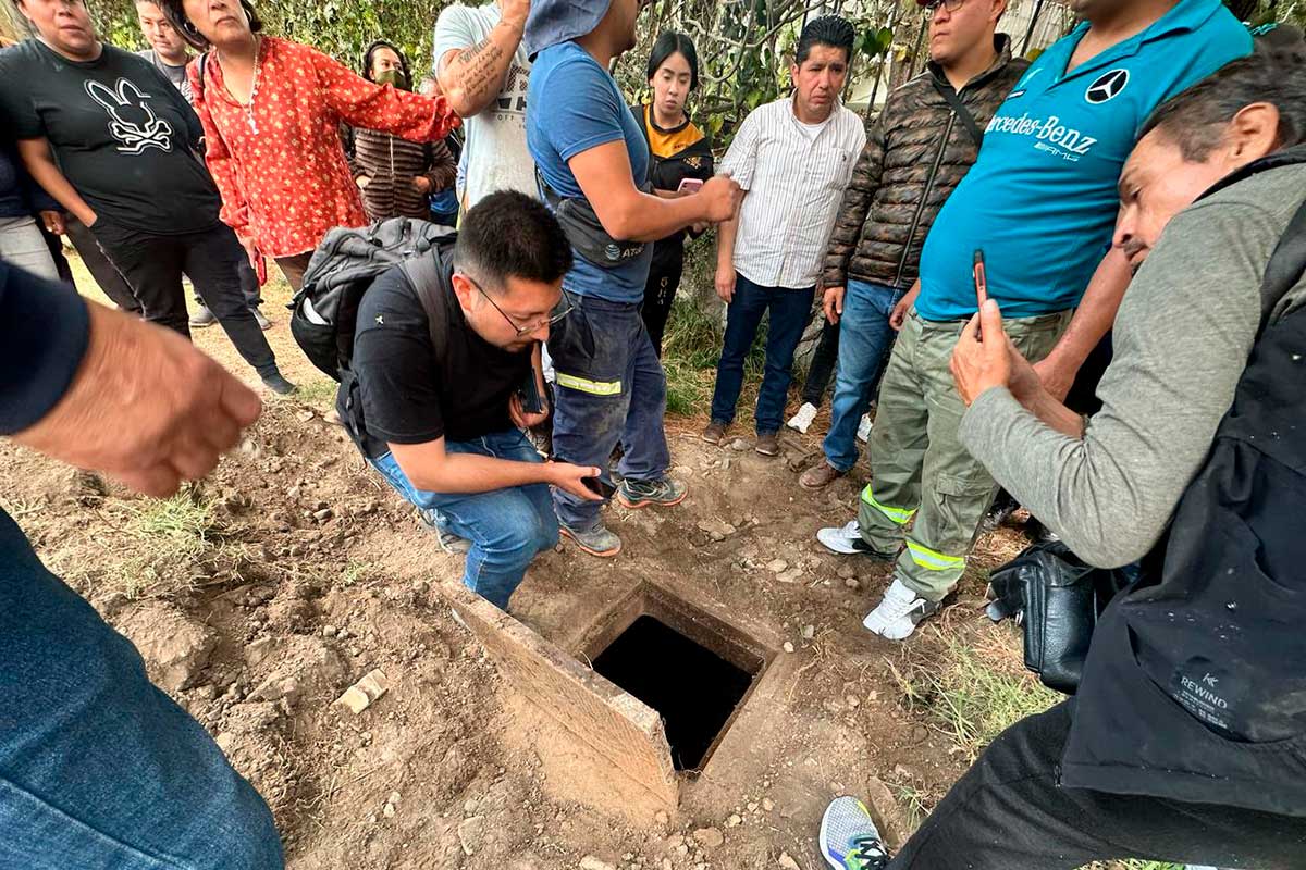 Autoridades atienden alerta de huachicol de agua en Ocoyoacac.