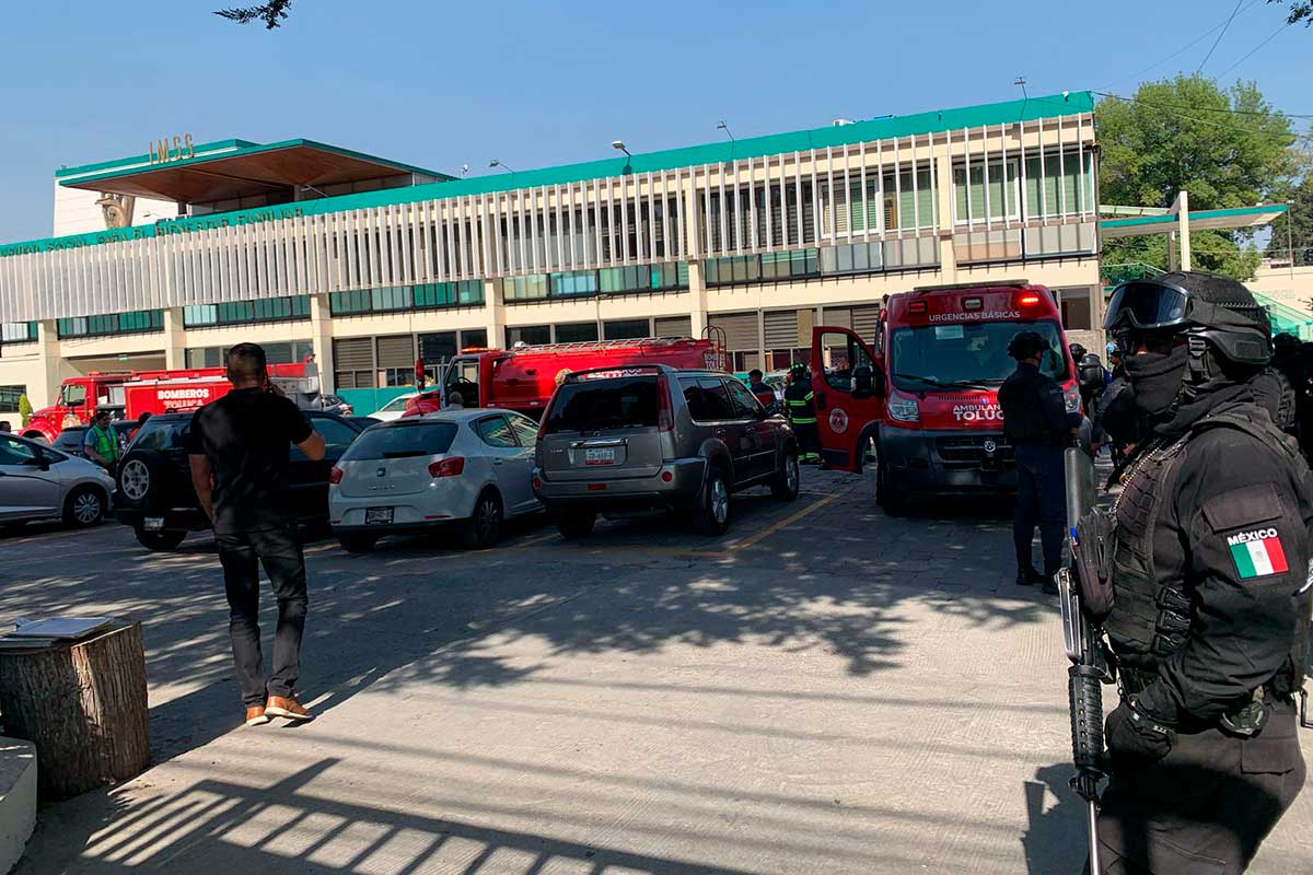 Evacúan Clínica IMSS en Toluca por Amenaza de Bomba Falsa
