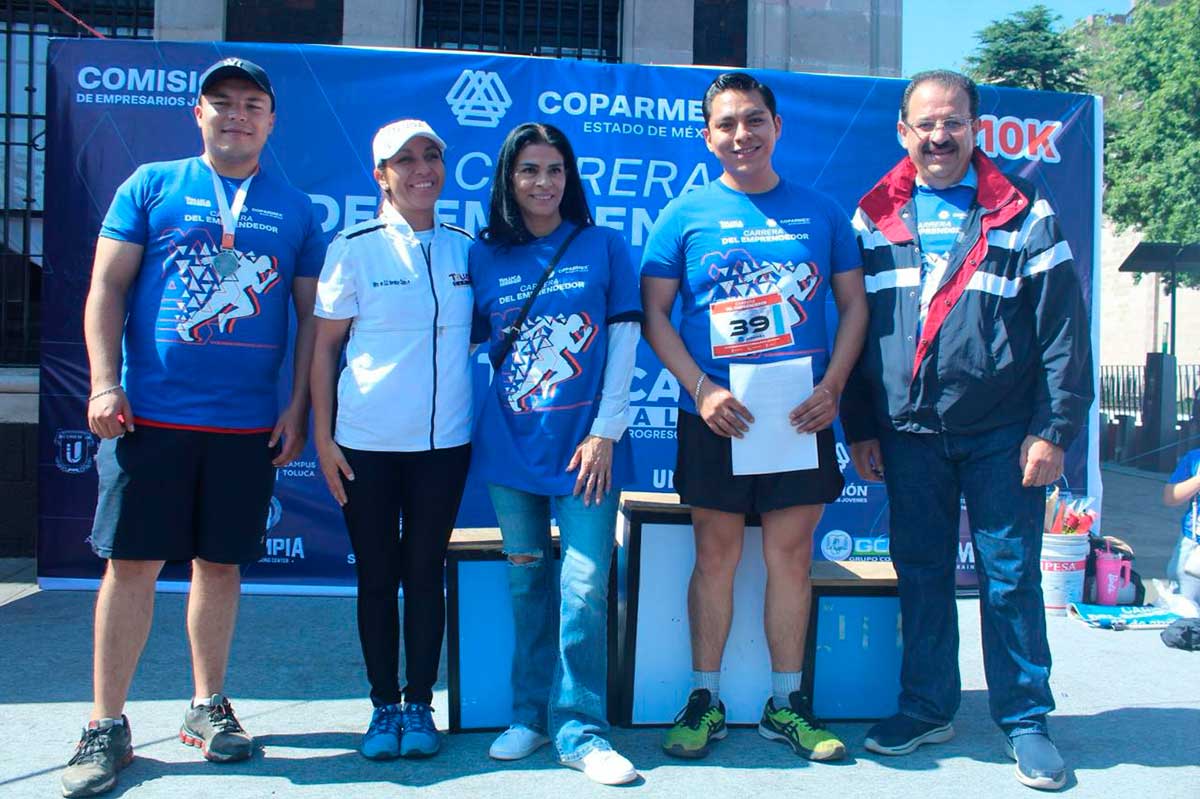 ¡Gran éxito en la primera Carrera del Emprendedor organizada por COPARMEX Estado de México!