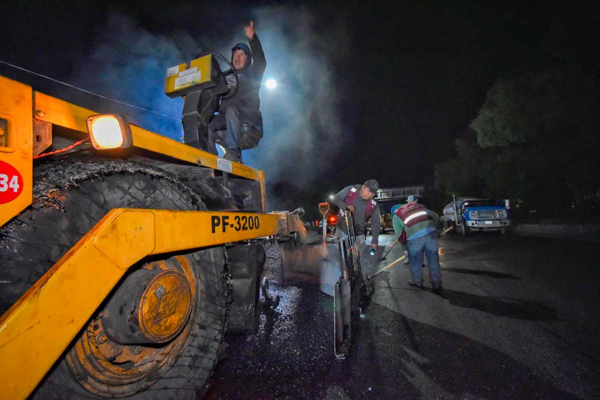 ¡Paseo Tollocan se renueva! Rehabilita GEM más de 10 km en carriles centrales para mejorar la movilidad