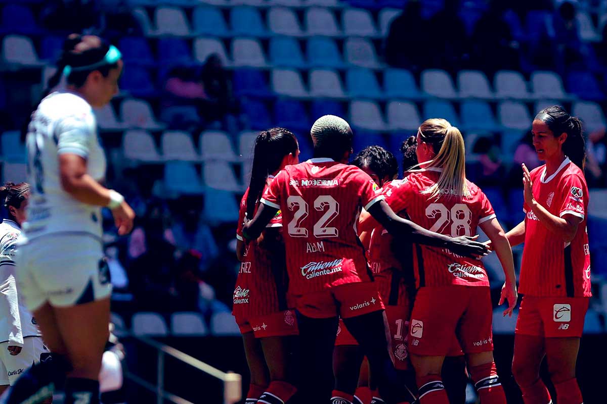 Toluca Femenil vence a Puebla 3-1.