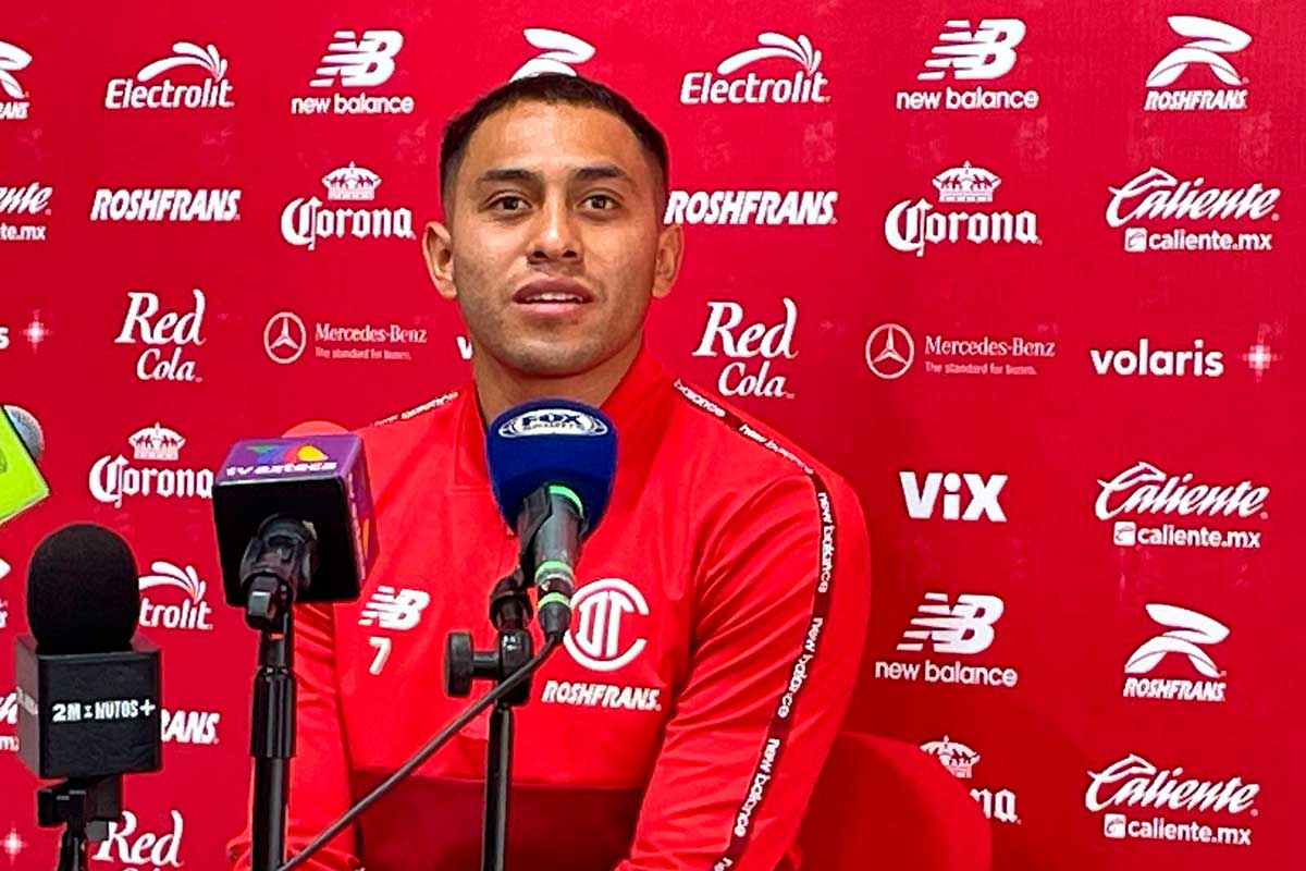 Toluca no se obsesiona con el liderato, pero lo recibiría con gusto: Juan Pablo Domínguez