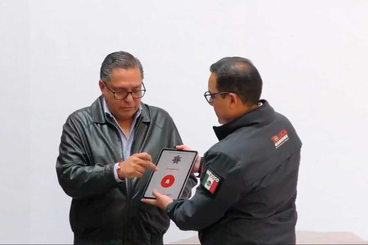 Toluca presenta su nuevo botón de pánico.