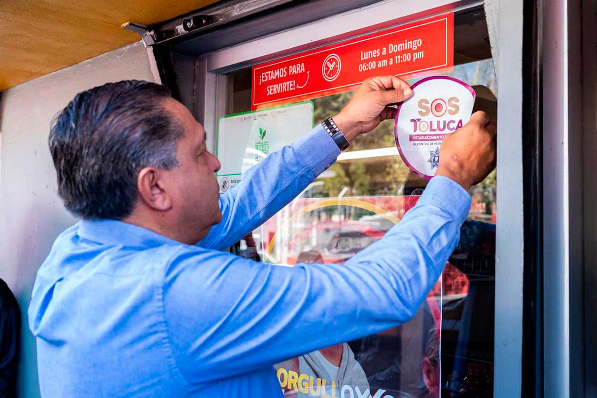 Toluca protege a comercios con el Botón de Emergencia Digital
