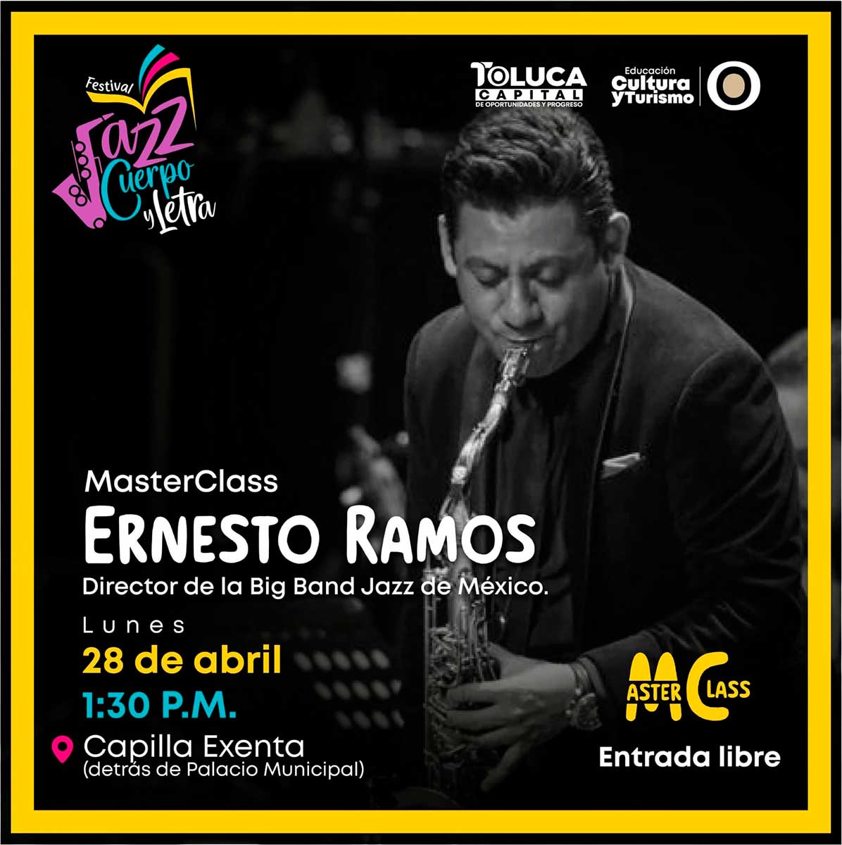 Toluca invita a disfrutar del Primer Festival de Jazz.