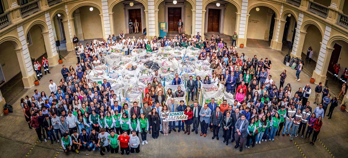 Inicia UAEMéx campaña de recolección de PET y taparroscas.