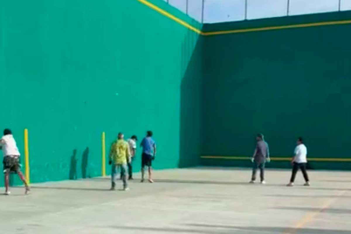 Zinacantepec estrena cancha gratuita de frontón y alista torneos para todos