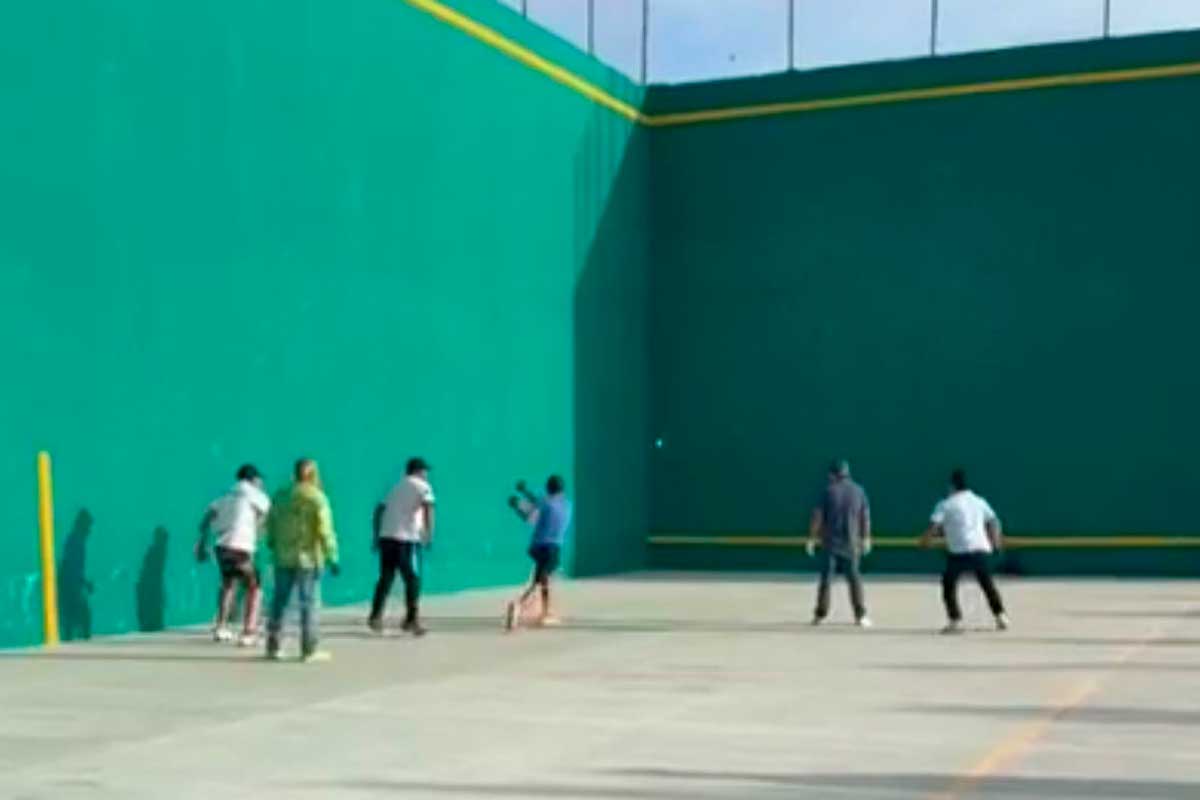 Zinacantepec estrena cancha de frontón donde se organizarán eventos.