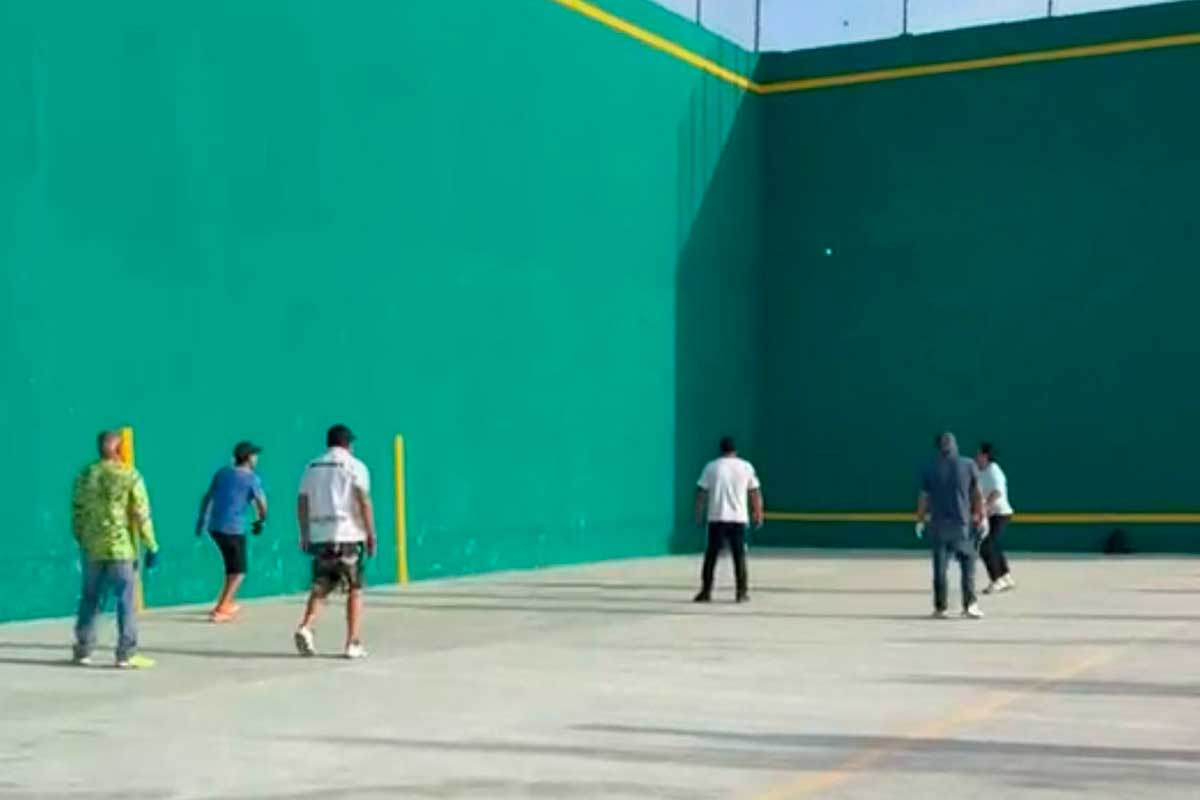 Zinacantepec estrena cancha de frontón donde se organizarán eventos.