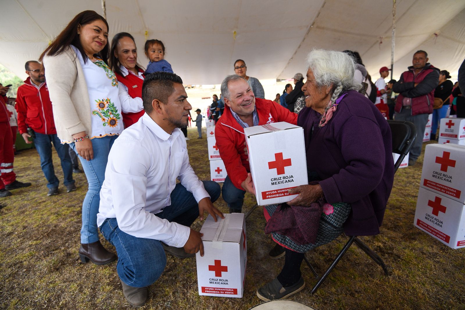 Concretó Cruz Roja Mexicana el Plan Invernal 2024-2024 con mil familias beneficiadas
