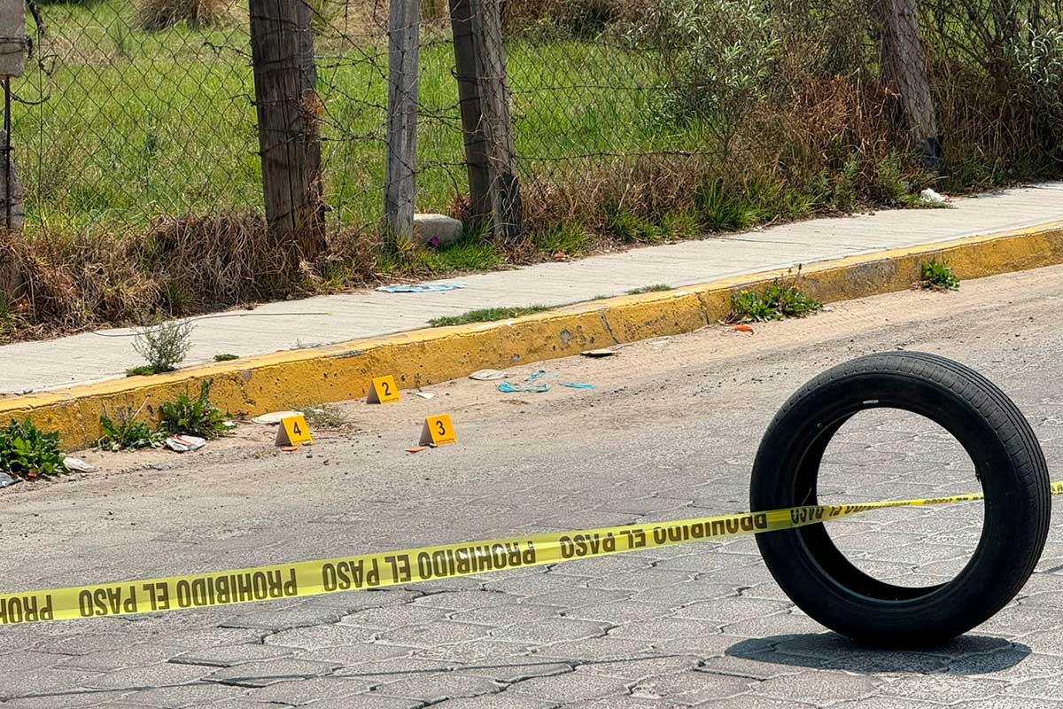 Balacera por disputa de terreno en Metepec deja un muerto y un herido