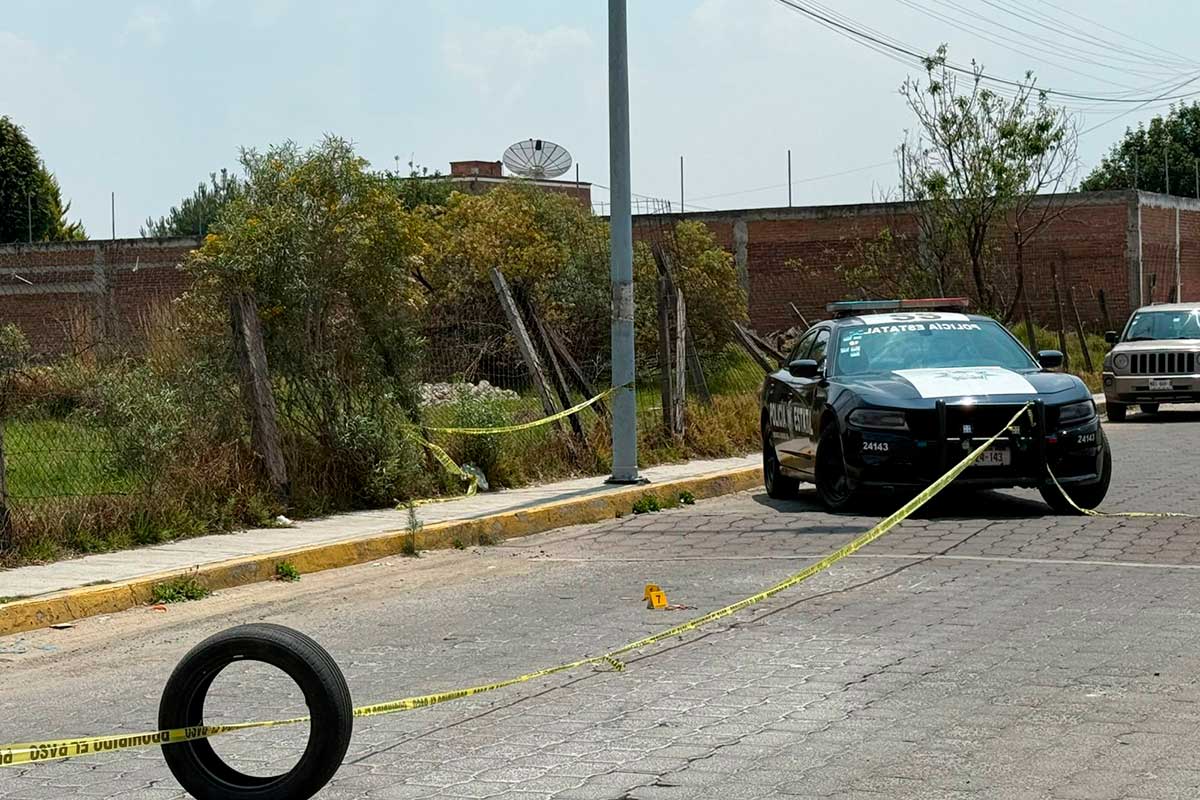 Se registra balacera en Metepec por invasión de terreno.
