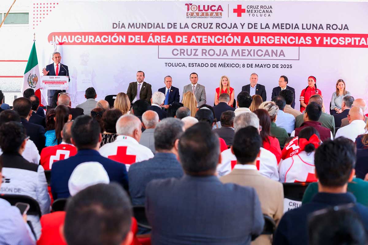 Cruz Roja Mexicana Agradece al Gobierno Municipal de Toluca por su Apoyo en la Remodelación de sus Instalaciones