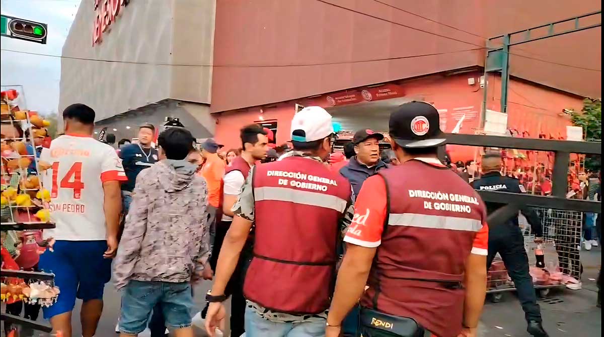 Operativos de seguridad por partido entre Diablos Rojos vs Tigres.