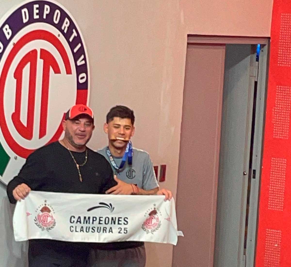 Antonio Mohamed en conferencia de prensa tras ganar la gran final del futbol mexicano con Toluca.