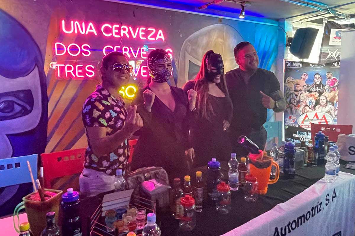 Anuncian función de Lucha Libre de la Triple A en el Salón Rojos de Toluca.