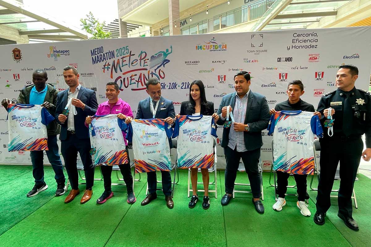 Metepec anuncia el MEdio Maratón Metepequeando 2025.