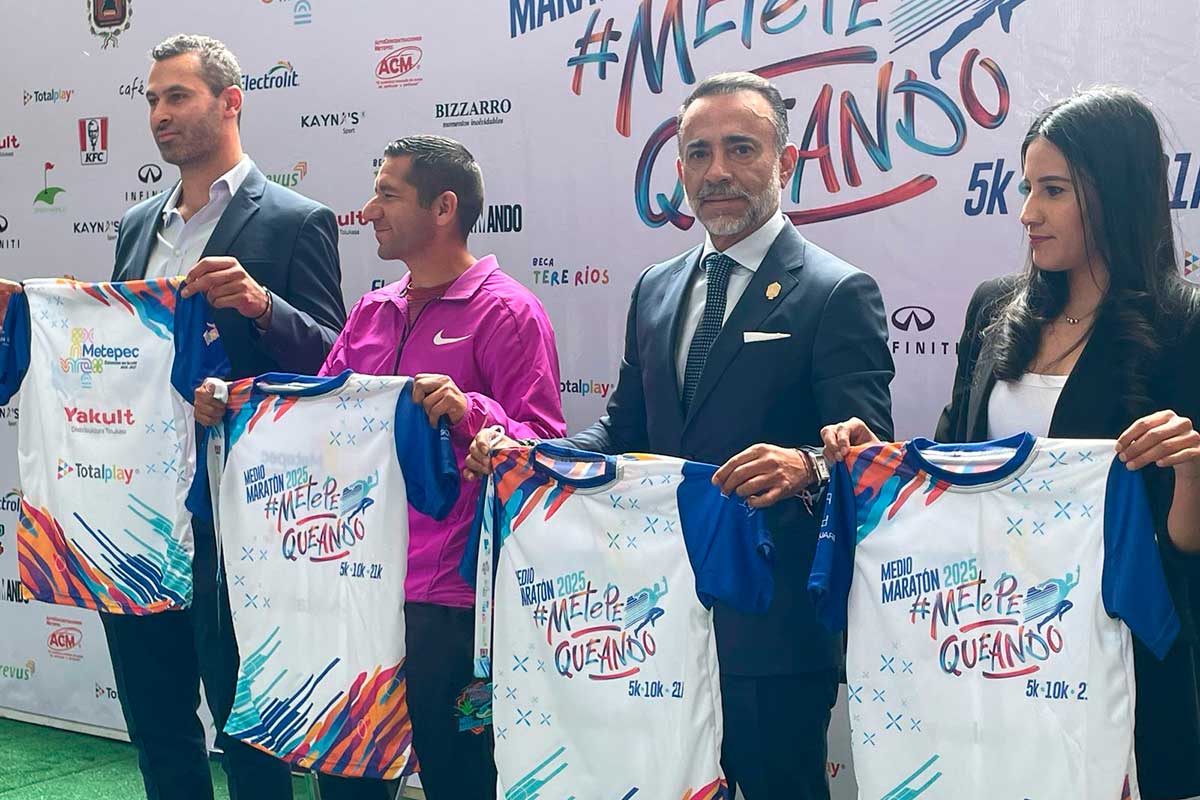 Metepec anuncia el MEdio Maratón Metepequeando 2025.