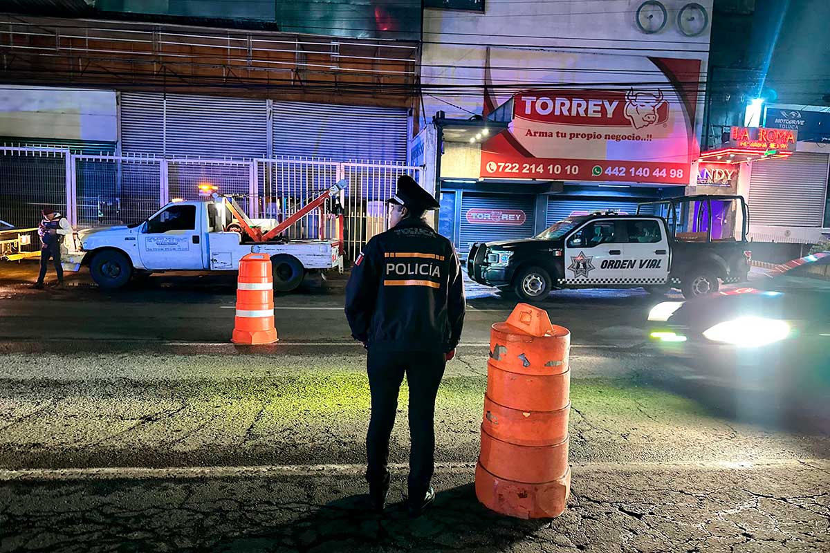 Operativo «Conduce sin Alcohol» detecta a 20 conductores ebrios en Toluca