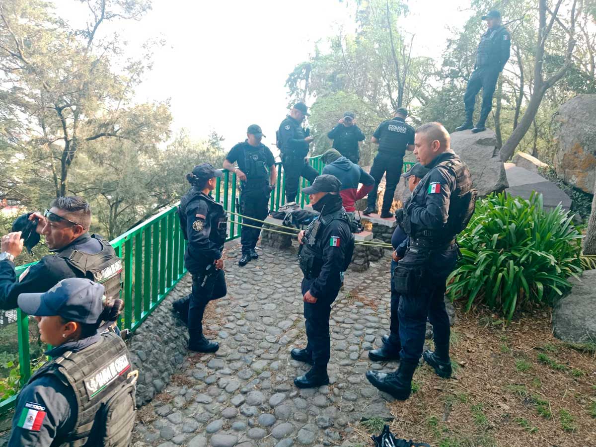 Policía de Toluca fortalece su preparación con prácticas tácticas en El Calvario