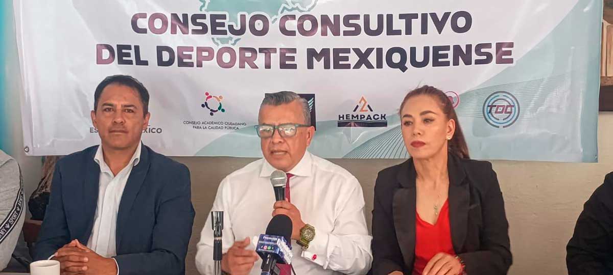 Conferencia de prensa de los integrantes del Consejo Consultivo Mexiquense.