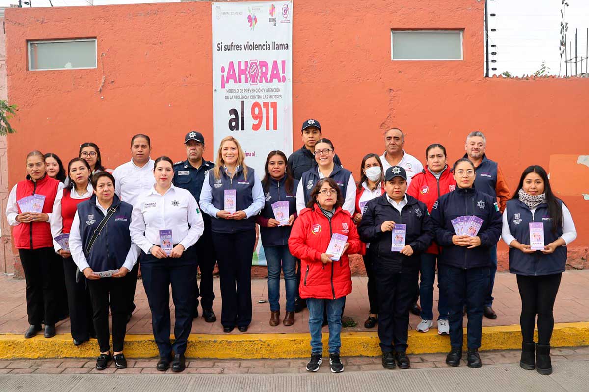 San Mateo Atenco lucha contra la violencia a la mujer con el sistema "AHORA".
