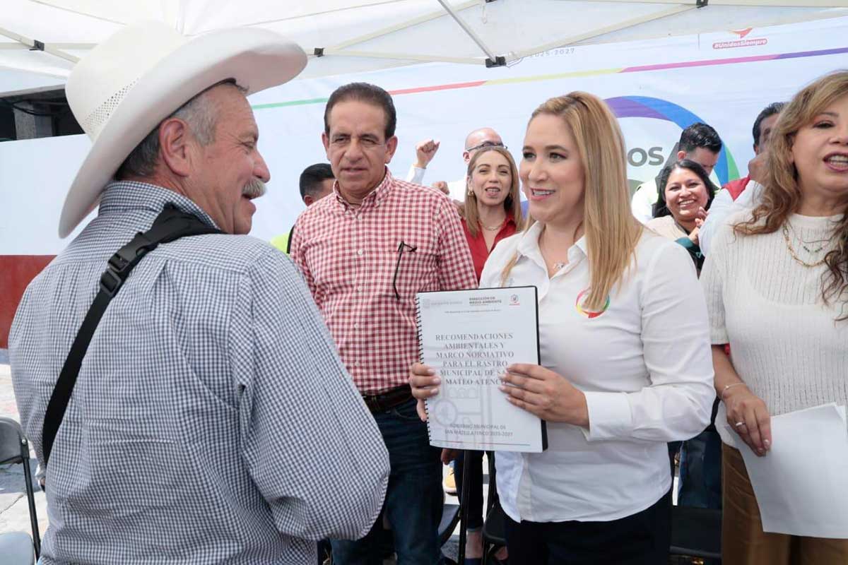San Mateo Atenco impulsa rastro sustentable con la entrega de un segundo biodigestor