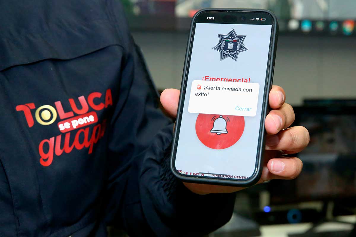 El gobierno de Toluca lanza el Botón SOS.