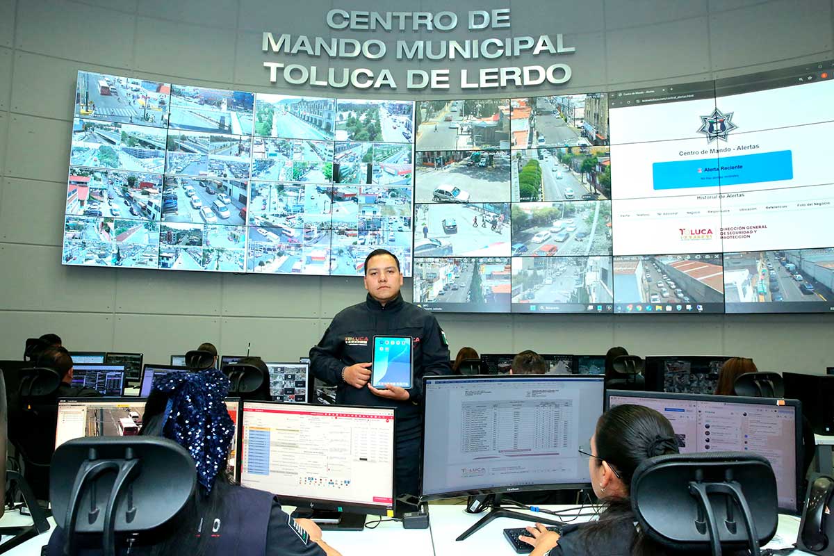 Toluca Lanza el Botón SOS para Proteger a las Unidades Económicas y Mejorar la Seguridad en Tiempo Real