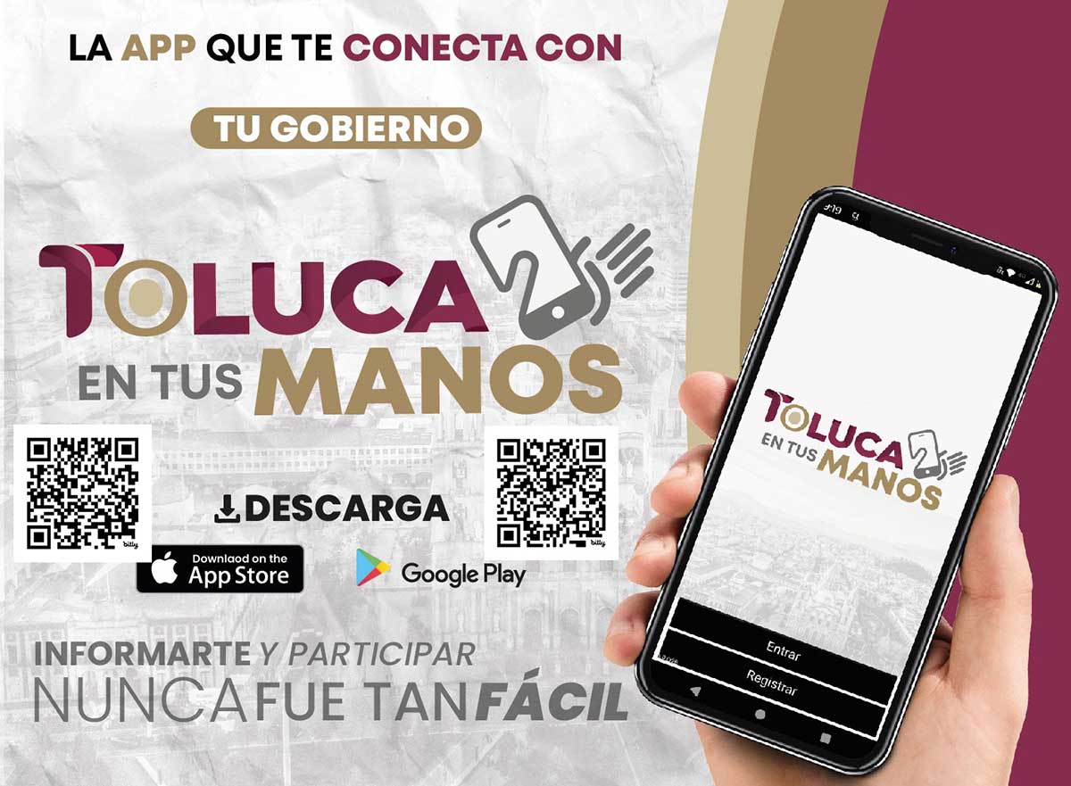 Toluca moderniza el servicio a la ciudadanía con una app que conecta con 43 trámites municipales
