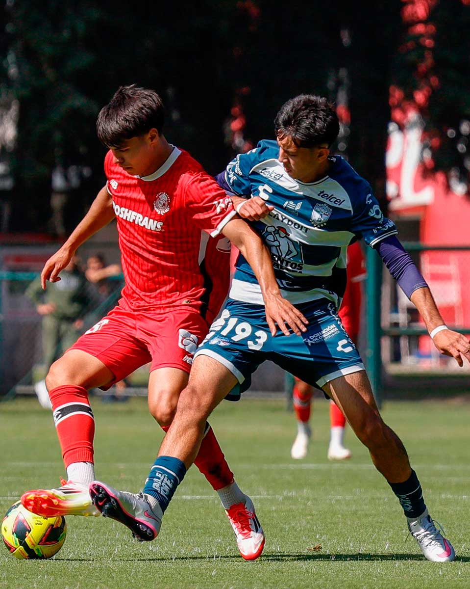 Jugadores del Toluca Sub 19.