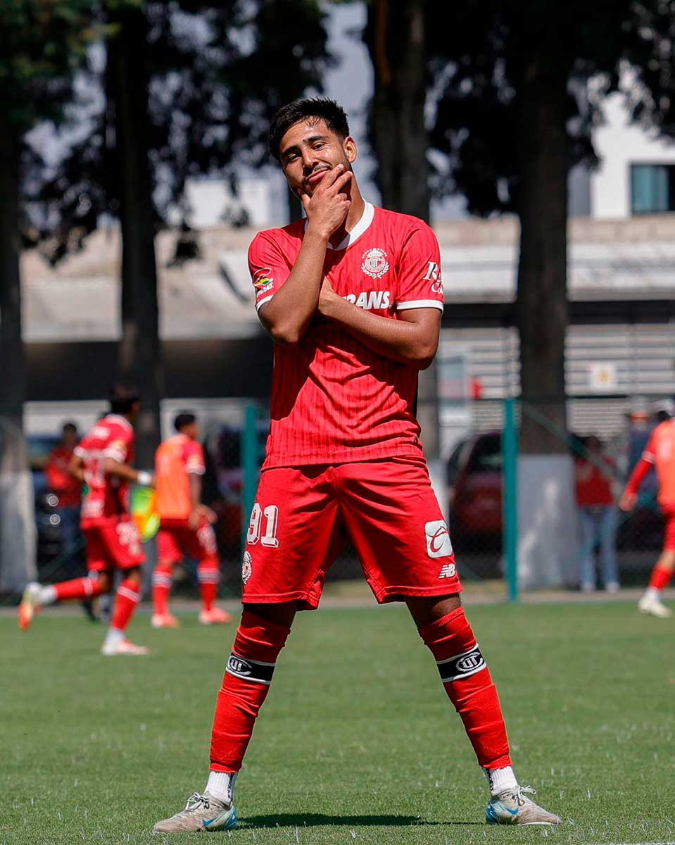 Jugadores del Toluca Sub 19.
