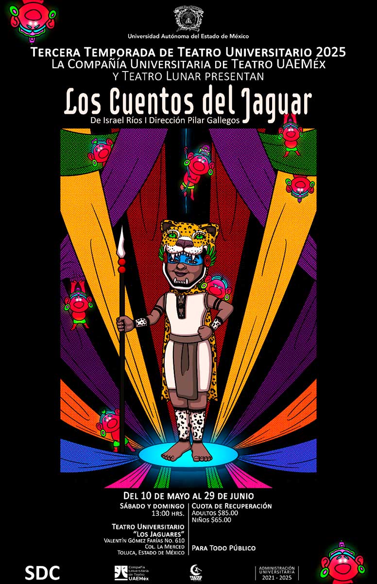 La UAEMéx invita a la obra infantil "Los Cuentos del Jaguar".