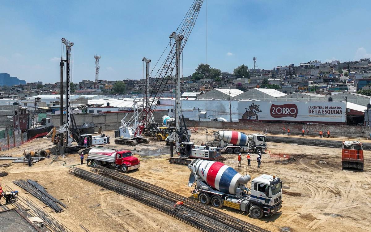 siguen trabajos de contruccion naucalpan edomex mexicable