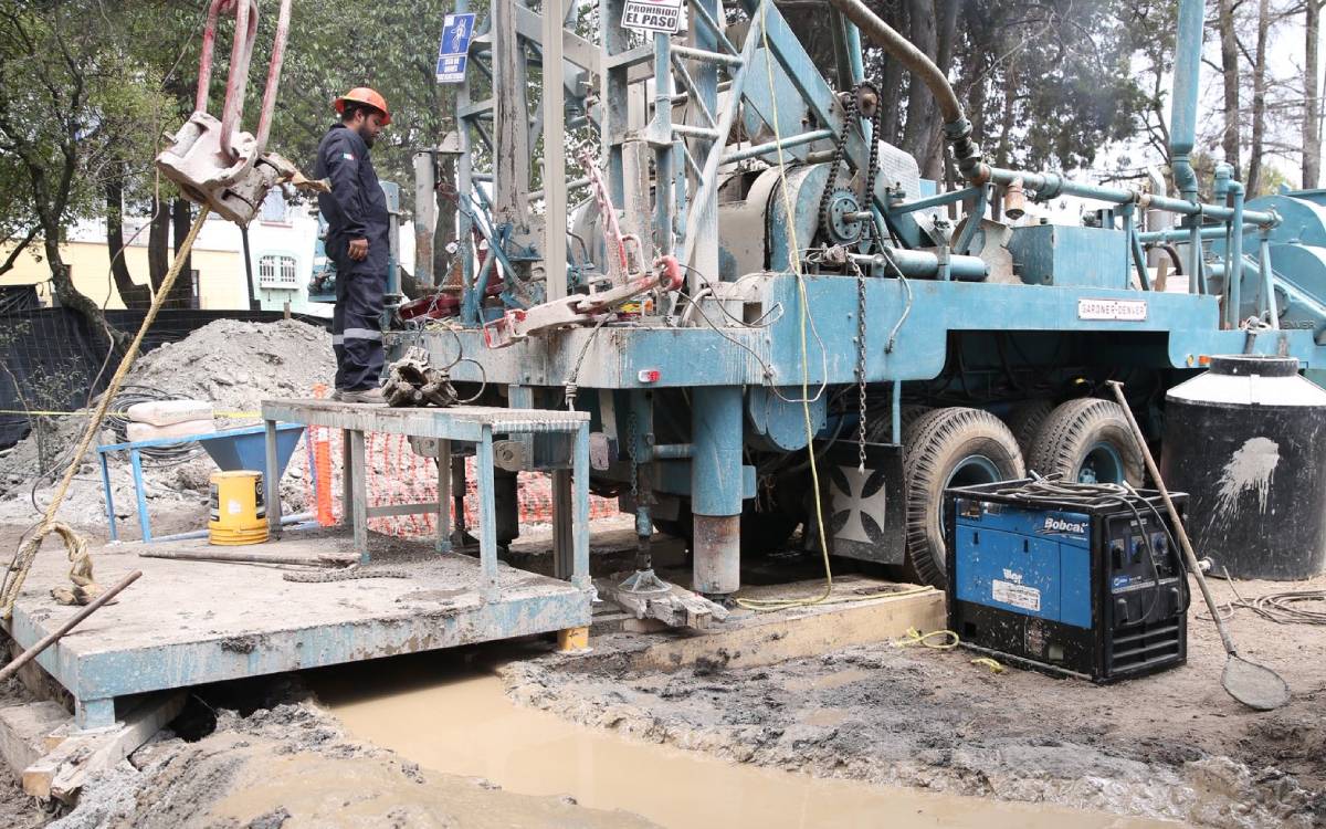 toluca construye diferentes pozos de agua en la ciudad