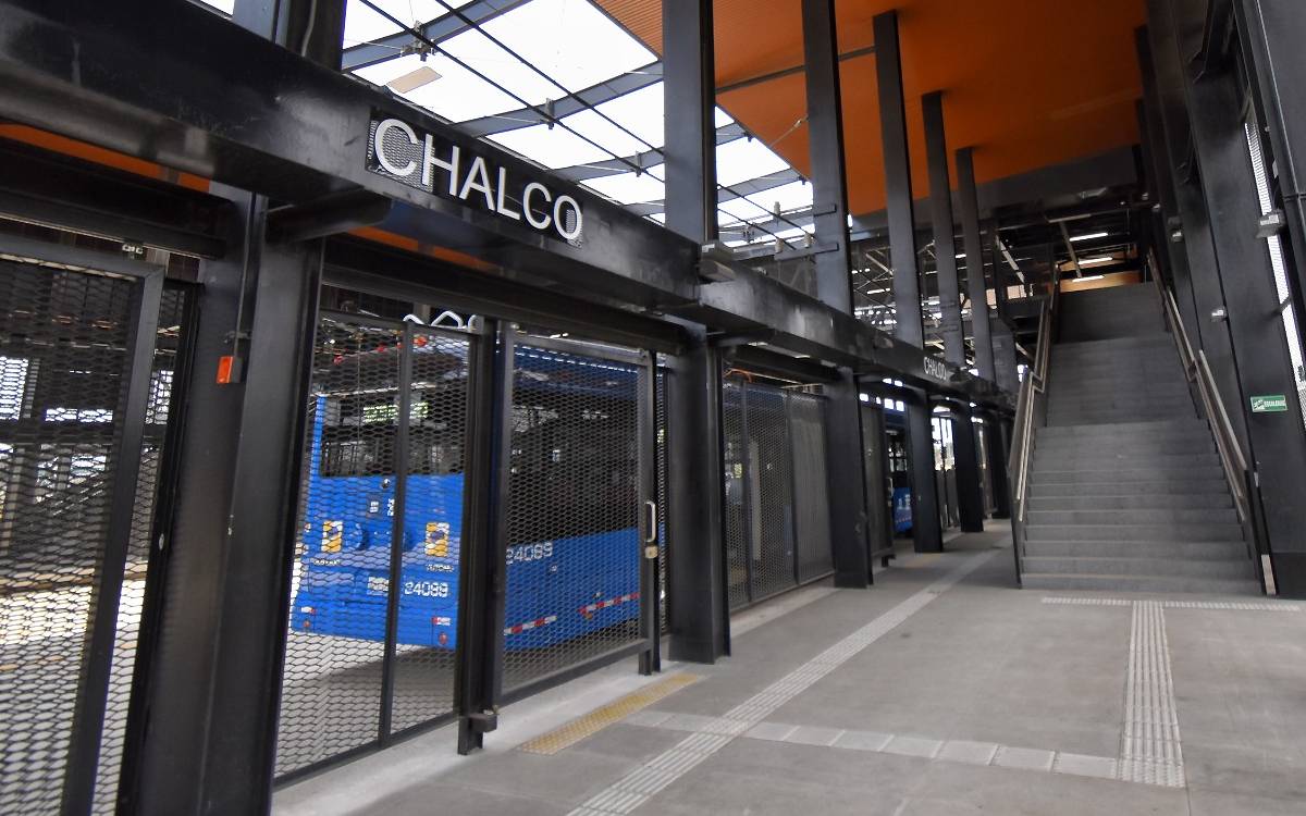 estacion trolebus chalco en el edomex 2025