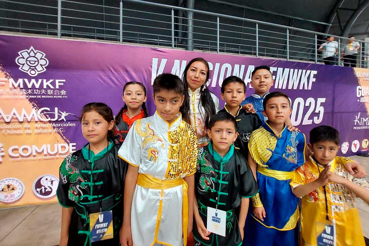 Brilla Lerma en el Nacional de Wushu Kung Fu con 24 medallas