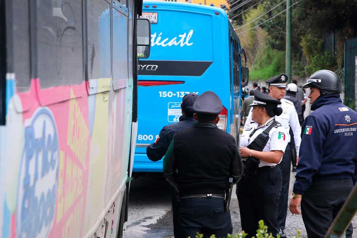 Continúa en Toluca el operativo “Pasajero Seguro” con saldo blanco