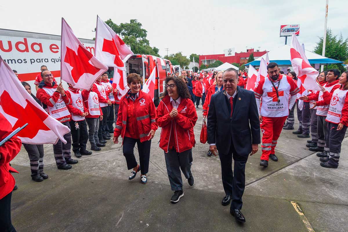 Cruz Roja Mexicana conmeora el Día del Socorrista.