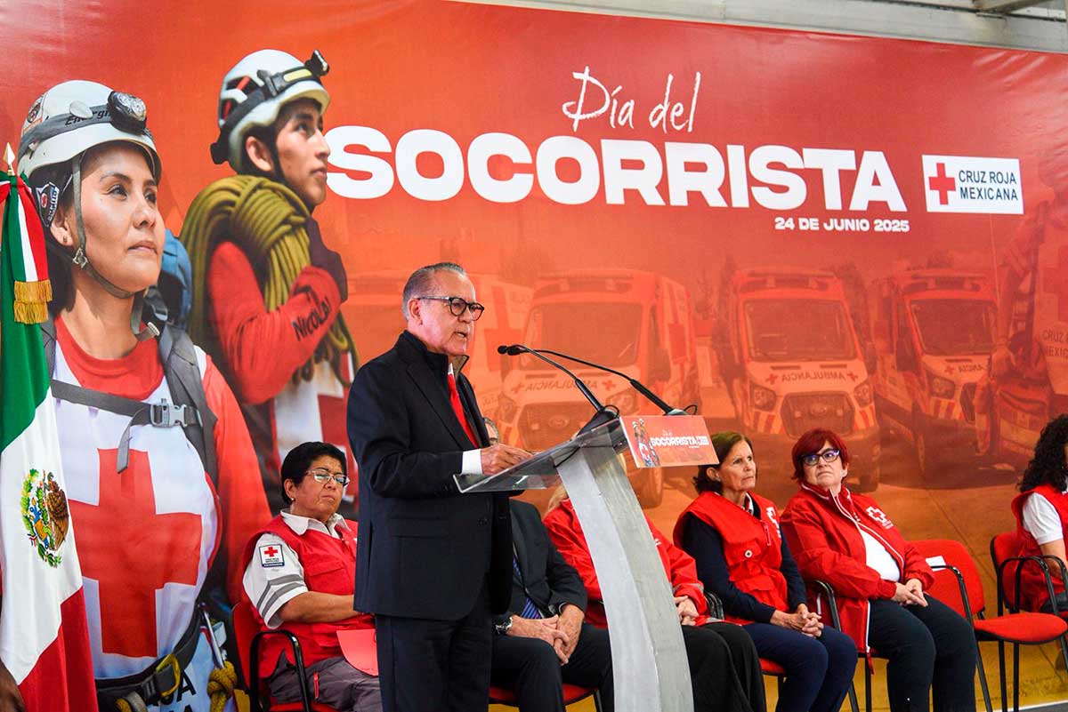 Cruz Roja Mexicana conmemora el Día del Socorrista y honra su labor humanitaria