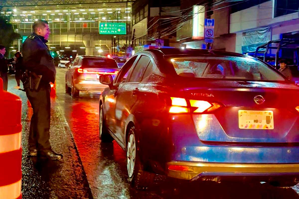 Detienen a 33 personas en operativos “Conduce sin Alcohol” en Toluca; 16% son mujeres