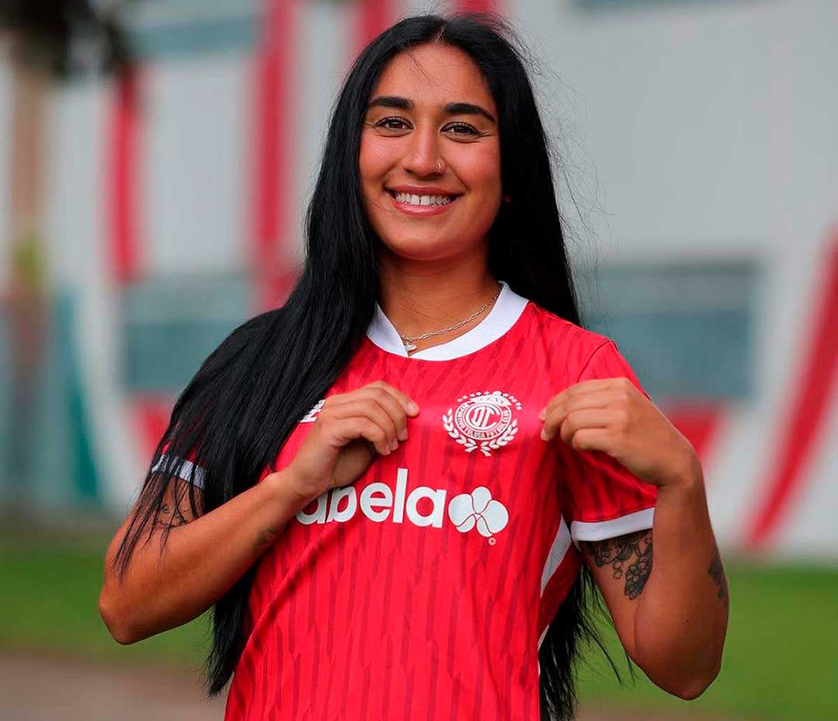Nuevas jugadoras de las Diablas Rojas del Toluca.