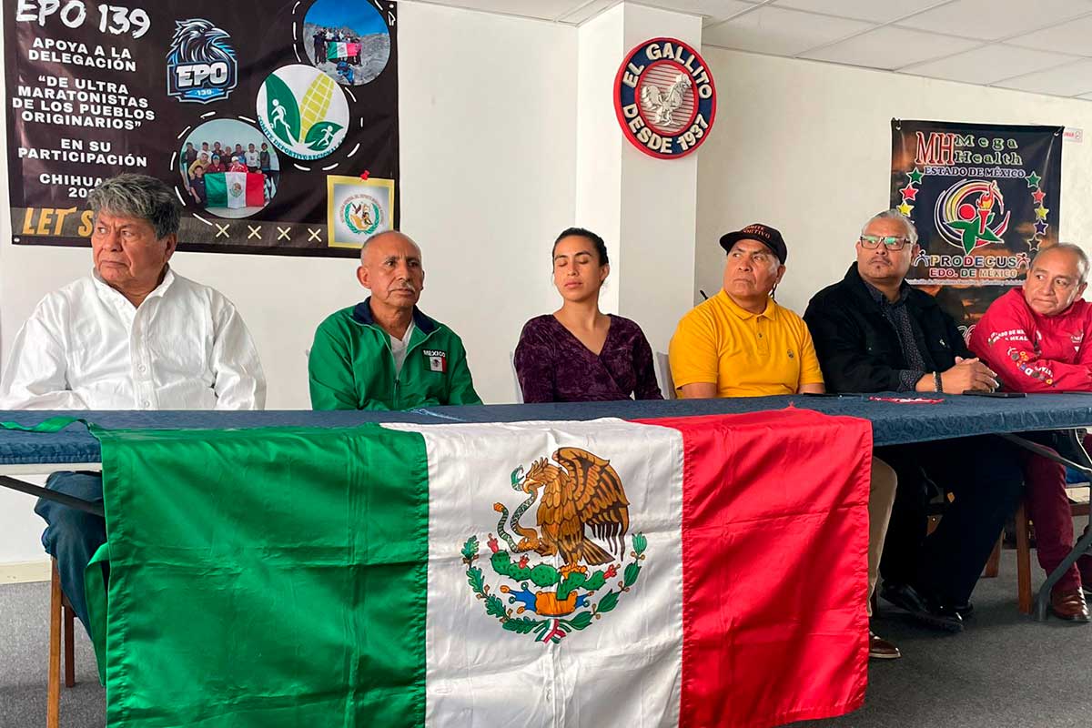 Atletas mexiquenses de pueblos originarios participarán en el Ultramaratón de los Cañones en Chihuahua.
