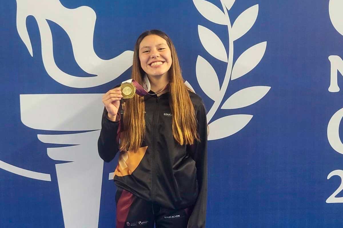 La delegación del Estado de México en natación gana medallas en la Olimpiada Nacional 2025.